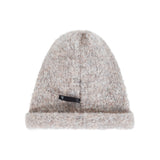 VA Brooch Melange Wool Rolling Beanie Pinkmix