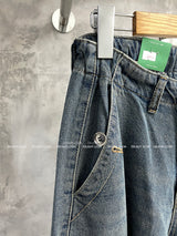 Rough Cargo Denim Wide Pants