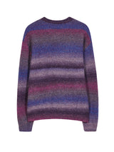 グラデーションセーター/GRADATION SWEATER PURPLE BLUE