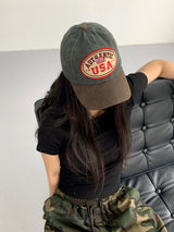 センティックUSA刺繍配色ボールキャップ/ Centic USA embroidery color matching ball cap hat