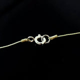 ラウンデッドシルバーペンダントネックレス / [CCNMADE] Rounded Silver Pendant Necklace (3color)