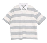 No.0176 R カラーストライプハーフTシャツ