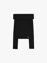 FLEECE OFF-SHOULDER TS