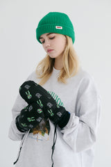 ラバーワッペンビーニー / BSR2223FWBN035 BS RUBBER WAPPEN BEANIE GREEN