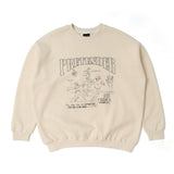 PRETENDER DOODLE SWEAT SHIRTS (3color) (6678692429942)