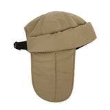 Heavy Padding Stud Logo Trooper Hat Beige
