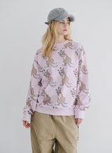 ラッキーオールオーバークルーネック / BSR2223FWPO080 LUCKY ALL OVER CREWNECK PINK