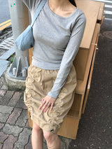 Daylight u-neck slim t 