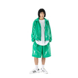 Cロゴワンタックサテンショートパンツ / C LOGO ONE TUCK SATIN WIDE SHORT PANTS