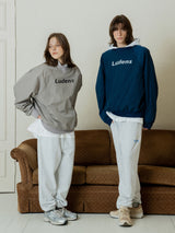 Nylon Raglan Crewneck_Indigo Blue