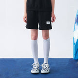 BASIC LABEL SWEAT SHORTS (6568439873654)