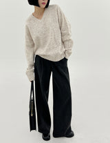 ブラッシュワンピンタックスラックス/No.5235 Brushed one-pin tuck slacks (2color)