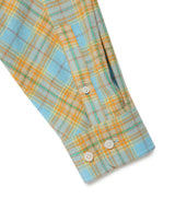 CHECK SHIRT HOODIE BLUE(CV2ESUW320A)