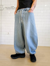 VENTIQUE ビッグバルーンワイドデニムパンツ