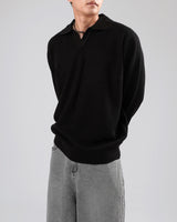 Vカラーメッシュニット/V collar mesh knit 5color