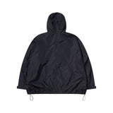 カットポイントウィンドブレーカージャケット / CUT POINT WINDBREAKER JACKET - BLACK