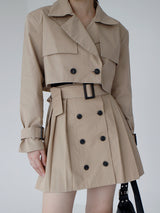 トレンチクロップジャケット / Trench Crop Jacket (3color)