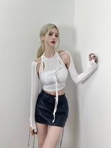 アイストラップセット/346. Eyed strap set (bk, wh)