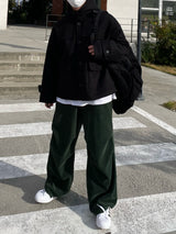 アデルコーデュロイダブルピンタックパンツ / ADEL CORDUROY DOUBLE PINTUCK PANTS