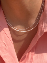 [92.5silver] mix pearl necklace