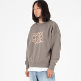 RLCN1005 ストロークタグロゴスウェット/RLCN1005 Stroke Tagging Logo Sweat Shirt - Taupe