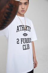 アスレチックオーバーサイズTシャツ /ATHLETIC OVERSIZED T-SHIRT WHITE