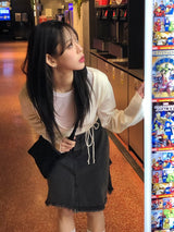Bread cardigan