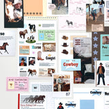 oab cowboy pack / scrap sticker set