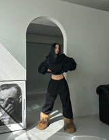 Valen Napping Backless Hoodie