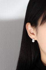 Clay Pearl Earrings