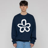 ビッグ フラワー スマイル スプレー スウェットシャツ / Big Flower Smile Spray Sweatshirt