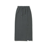 Pigment Heavy Long Skirt [CHARCOAL] (6618877886582)