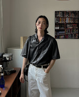 サマーレザーハーフシャツ / Summer Leather Half Shirt