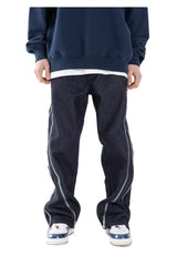 オブリークMSジッパーデニム/OBLIQUE MS ZIPPER DENIM