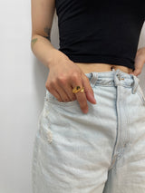 no.44リング / no.44 ring gold (#13 freesize)