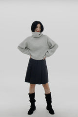 タートルレグランニット/Turtle Leglan Knit (4color)