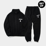 バニーベアハーフジップアップセットアップ / BUNNY BEAR HALF ZIP-UP SET-UP