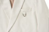 Two-button suit jacket - Ivory (4622119043190)