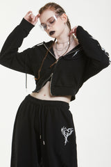 トリバルクロップドフーディ / TRIVAL CROPPED HOODY