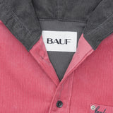 コーデュロイシャツフーディー / corduroy shirt hoodie [pink]