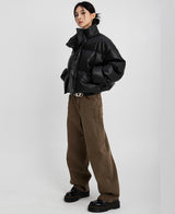 （UNISEX）ダーツピンタックカラーデニム