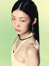 no.171 グリーンピアス/no.171 earring green