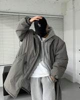 90'sキューブラムナッピング2WAYフードジップアップ / 90's Cube Lamb Napping Two-Way Hood Zip-Up (5 colors)