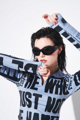 ニュースカラーTシャツ/NEWS COLLAR T-SHIRT