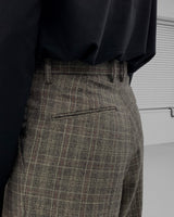 ミダスチェックワイドスラックス / Midas Check Wide Slacks (2 colors)
