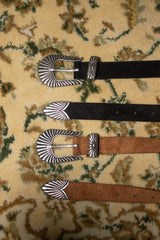 antique suede belt (3 color)