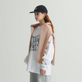 WHATTHE Q.M刺繍長袖Tシャツ/WHATTHE Q.M Embroidered L/S Tee White
