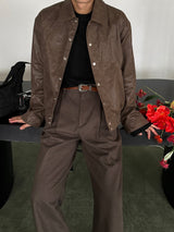 Un Crack Stitch Jacket  (3color)