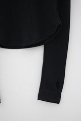 ショルダースプリットウォーマーポーラーTシャツ/Shoulder split warmer polar T-shirt (4color)