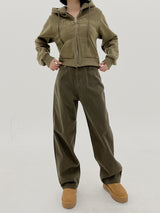 ワームカラーブラッシュドコットンパンツ/No.3071 Warm color brushed cotton Pants (6color)